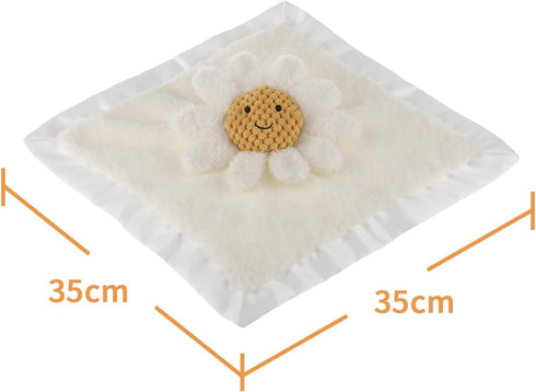 Apricot Lamb Daisy Soft Loveys for Babies, Security Blanket for Baby Boy and Girl, 13.8 Inches for Infant and Toddlers...