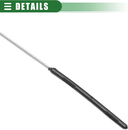 Motoforti Engine Oil Dipstick Indicator, Oil Dipstick Replacement, for Dodge Challenger 2008-2012, Metal Plastic, Black...