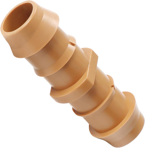 25 Pieces Drip Irrigation Coupling Fittings, 1/2'' Drip Line Barbed Coupler Connectors for 5/8", 1/2", 700" Drip Tubing for Garden Drip Sprinkler ...