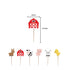 Hongkai 24PCS Farm Animal Theme Cake Cupcake Toppers for 1st Birthday Kids Birthday Baby Shower Wedding Decorations Supplies...