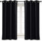 NICETOWN Halloween Black Out Curtain Panel Shade Solid Energy Efficient Eyelet Top Window Blind for Guest Room (Single Piece, 42 inches Wide by 63...