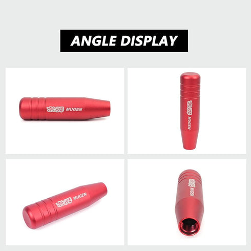 muge racing 5inch Aluminum Alloy Shift Knob, Heavy Duty Car Gear Lever Stick Shifter Handle fit Most Automatic Manual Vehicle Red...