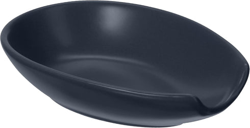 OGGI Spooner Ceramic Spoon Rest- Spoon Rest for Stove Top, Spoon Holder for Countertop, Kitchen Decor for Counter, Coffee Bar Accessories, Midnigh...