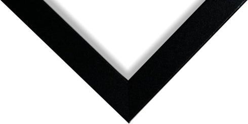13x19 - Inch Picture Frame, Smooth Wrapped Finish, 1.25 - Inch Wide Flat, Satin Black, 100% American Wood Composite MDF...