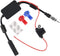 Universal Car Stereo Radio FM Antenna 12V Power Supply DIN Plug Connector for Vehicle Truck SUV Car Audio Boat Radio Stereo Media Head 12V Antenna...