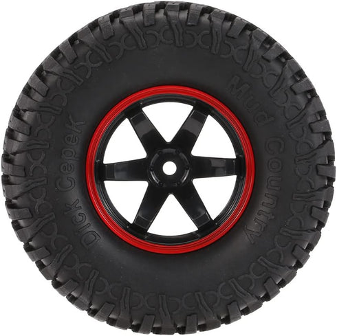 Goolsky 4Pcs AUSTAR AX-3020C 1.9 Inch 103mm 1/10 Scale Tires with Wheel Rim for 1/10 D90 SCX10 CC01 RC Rock Crawler...