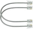 NECABLES 2Pack 6 Inch Short Telephone Cord Phone Cable Wall Phone Cord for Landline RJ11 6P4C Male to Male...