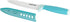 Farberware Ceramic Chef Knife with Custom-Fit Blade Cover, Razor-Sharp Kitchen Knife with Ergonomic, Soft-Grip Handle, Dishwasher-Safe, 6-inch, Aq...
