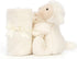 Jellycat Bashful Lamb Soother, 13.5 inches - Security Blanket & Lovey for Babies - Baby Gift...