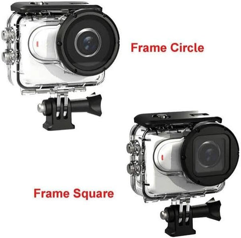 Coyktonty Dive Case/Waterproof case for Insta360 GO 3/GO 3S,45 M Underwater Filming Accessory with Bracket and Screws...
