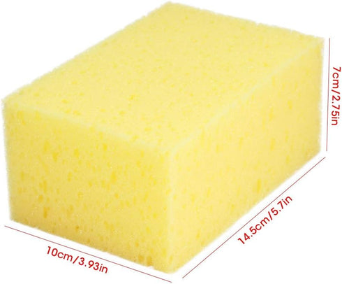 KIMISS Car Sponge Pad, Shape Handheld Nonslip Sponge Washing Cleaner Tool for Car Auto Motorcycle(5pcs)...