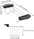 UPKOCH Toaster Sandwich Cage Toaster Tong Sandwich Slice Rack Classic Toaster Break Clip Stainless Steel Toaster Cage Accessories Kitchen Utensils...