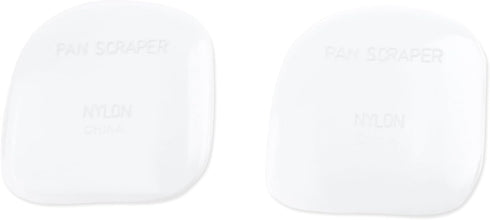 Fox Run Nylon Pot/Pan Scraper, Set of 2, White...