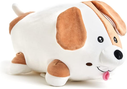 Cuddle Barn - Jiggly Wigglies Puppy | Animated Interactive Stuffed Animal Dog Plush Toy Game Plays Pop Goes The Weasel and Comes with Cards, 11 in...