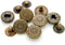 CRAFTMEMORE Antique Brass Bohemian Snap Fasteners S-Spring Popper Stud Closure Flower Button for Jeans Jacket Leather Craft 10 Pack TL01 (17 mm)...