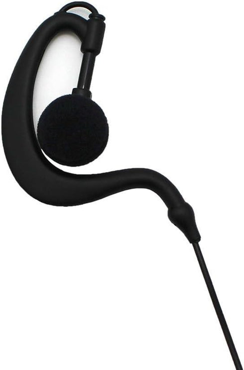 Two Way Radio G Shape Clip-Ear Headset Earpiece with PTT is Compatible with Motorola MH230R MS350R MT350R (Pack of 5)...