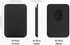 Sinjimoru Magnetic Card Wallet, Premium Vegan Leather Phone Wallet for MagSafe 3-Card Holder Compatible with iPhone 15 Plus Pro Max 14 13 12 Serie...