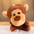 6 Pieces Jungle Stuffed Animal Forest Plush Lion Elephant Tiger Giraffe Plush Toy for Party Animal Themed (6zhidongwu)...