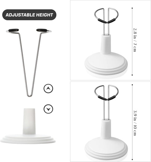 Toddmomy 4Pcs Mini Doll Toy Display Stand Doll Support Stand Doll Stand Display Holder for Window Display Decoration...