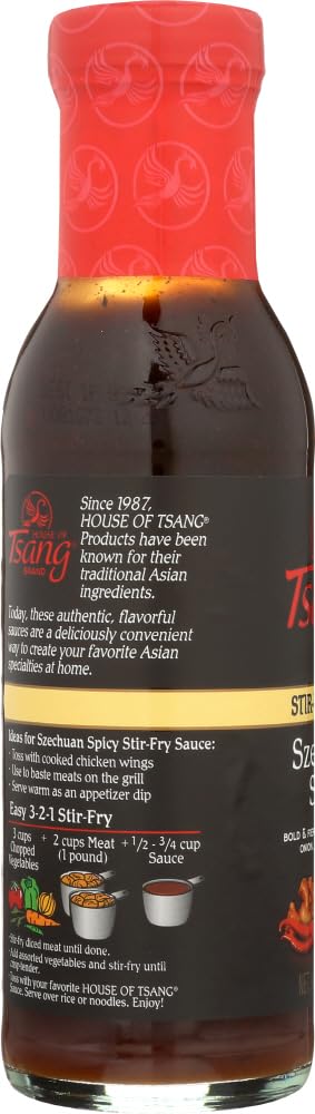 House of Tsang Szechuan Spicy Sauce 11.5oz Bottles, Pack of 3...