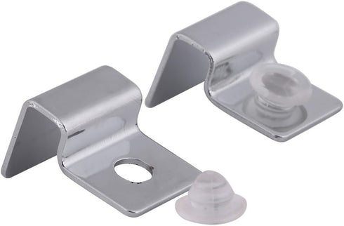 Pack of 4 Stainless Steel Aquarium Fish Tank Glass Cover Clip Support Holder for Protecting(12mm)...