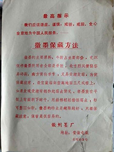 Handmade Oil Smoke Ink Stick for Chinese Japanese Calligraphy and Painting Jbh 31g...