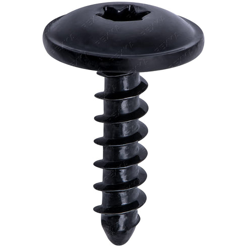 Rexka 30pcs M5-2.12 x 19mm T25 Torx Fender Liner Splash Guard Under Cover License Bracket Truss Head Tapping Screw Bolt Compatible with VW Audi Po...