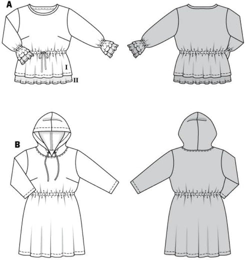 New Look U06095A Misses Dresses Sewing Pattern...