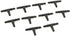 10PCS Micro Drip Irrigation System Dripper Tee Pipe Barb Hose Watering Garden...