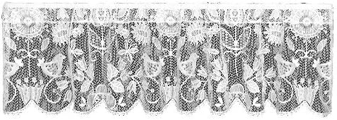 Heritage Lace Rhapsody 60-Inch Wide by 16-Inch Drop Champagne Valance...