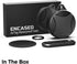 Encased Waterproof Airtag Case Compatible with Apple Airtag Keychain Holder Black (2)...