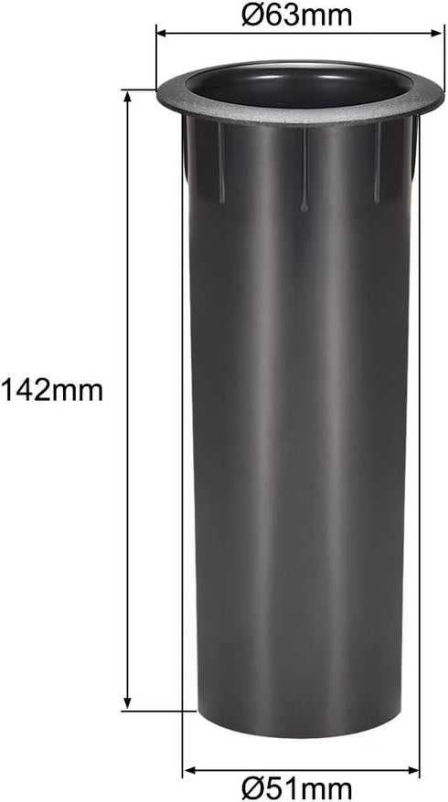 uxcell 51mm x 142mm Speaker Port Tube Subwoofer Bass Reflex Tube Bass Woofer Box 2pcs...
