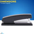 1InTheOffice Office Stapler for Desk, Heavy Duty Desk Stapler, Black, 20 Sheets Capacity,"2 Pack"...