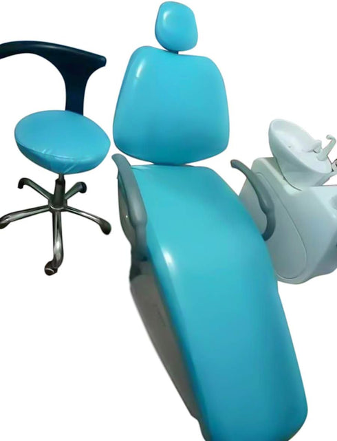 4pcs/Set Protective Full Dental Chair Cover Advanced Milk Silk + TPU + Composite Film Waterproof Material (Large Size, Blue)...
