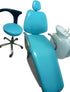 4pcs/Set Protective Full Dental Chair Cover Advanced Milk Silk + TPU + Composite Film Waterproof Material (Large Size, Blue)...
