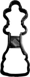 QUEEN CHESS BOARD GAME PIECE CHECKERBOARD COOKIE CUTTER MADE IN USA PR2488...