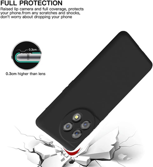 for OnePlus 12 Case, Built-in Strong Magnetic Compatible with MagSafe, Soft Silicone with Microfiber Lining Shockproof Phone Protection Cover Slim...