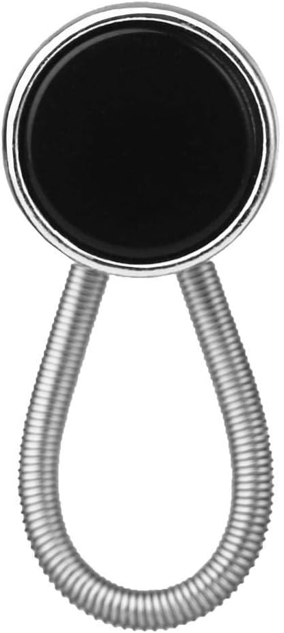 Johnson & Smith Black Collar Extenders Stretch Neck Extender for 1/2 Size Expansion of Men Dress Shirts, 6 Pack, 3/8" Metal...