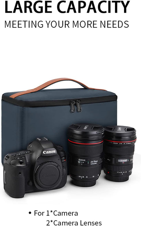 Kattee Camera Insert Bag, DSLR SLR Padded Case Shockproof for Travel...