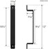 SMARTSTANDARD 12 Inch Barn Door Handle Rustic Black Long Solid Metal Pull Fits Barn Door Gate Garage Shed, Pack of 1...