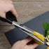 Fabric Pinking Shears Craft Scissors?Serrated Scalloped stainless Steel Handled Professional Sewing black Scissors, Scissors for Leather, Tailorin...
