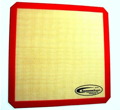 3-Pack Premium Silicone 14" x 14" Non-Stick Generic Dehydrator Re-Usable Sheets for Excalibur, L'equip, Sedona - Make Fruit Leathers with Easy Cle...