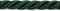 Trims by The Yard Wanda 1/8" Twisted Cord Trim, 20 Yard Cut, Hunter Green...