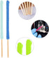 12Pcs Mini Dusters for Cleaning, Microfiber Detail Duster Sticks, Small Crevice Cleaning Tool, Dust Removal Brush for Car Window/Blind/Fan/Vent (6...
