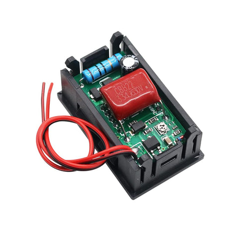 YSY 1Pcs AC 70V-500V Mini Digital Voltmeter 2-Wire Blue LED Display Panel Voltage Test Meter (Blue, AC 70-500V)...