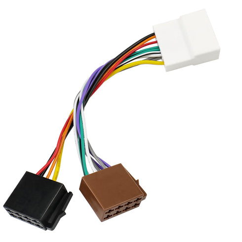 Stereo Wiring Harness for Nissan ISO Radio Adapter to 20Pin Connector Compatible with Altima Sentra Frontier Versa Xterra Murano Leaf Subaru Fores...