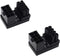 ATX 8Pin Female to 8pin Male 180 Degree Angled Adapter for Desktops Graphics Card Upgrade Version...