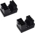 ATX 8Pin Female to 8pin Male 180 Degree Angled Adapter for Desktops Graphics Card Upgrade Version...