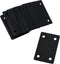 T Tulead Iron Rectangle Flat Corner Brackets Straight Corner Brace Mending Repair Plates 2.36"x1.46" Fastener Bracket Plates Pack of 10 for Bed,Sh...