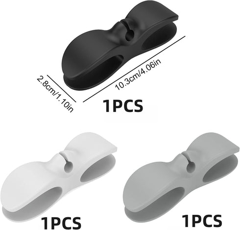 3Pcs Cable Organisers for Kitchen Appliance,Self-Adhesive Cable Winder Cord Holder,Wall Power Cable Retainer Wall Clamp Appliance Cord Organizer C...